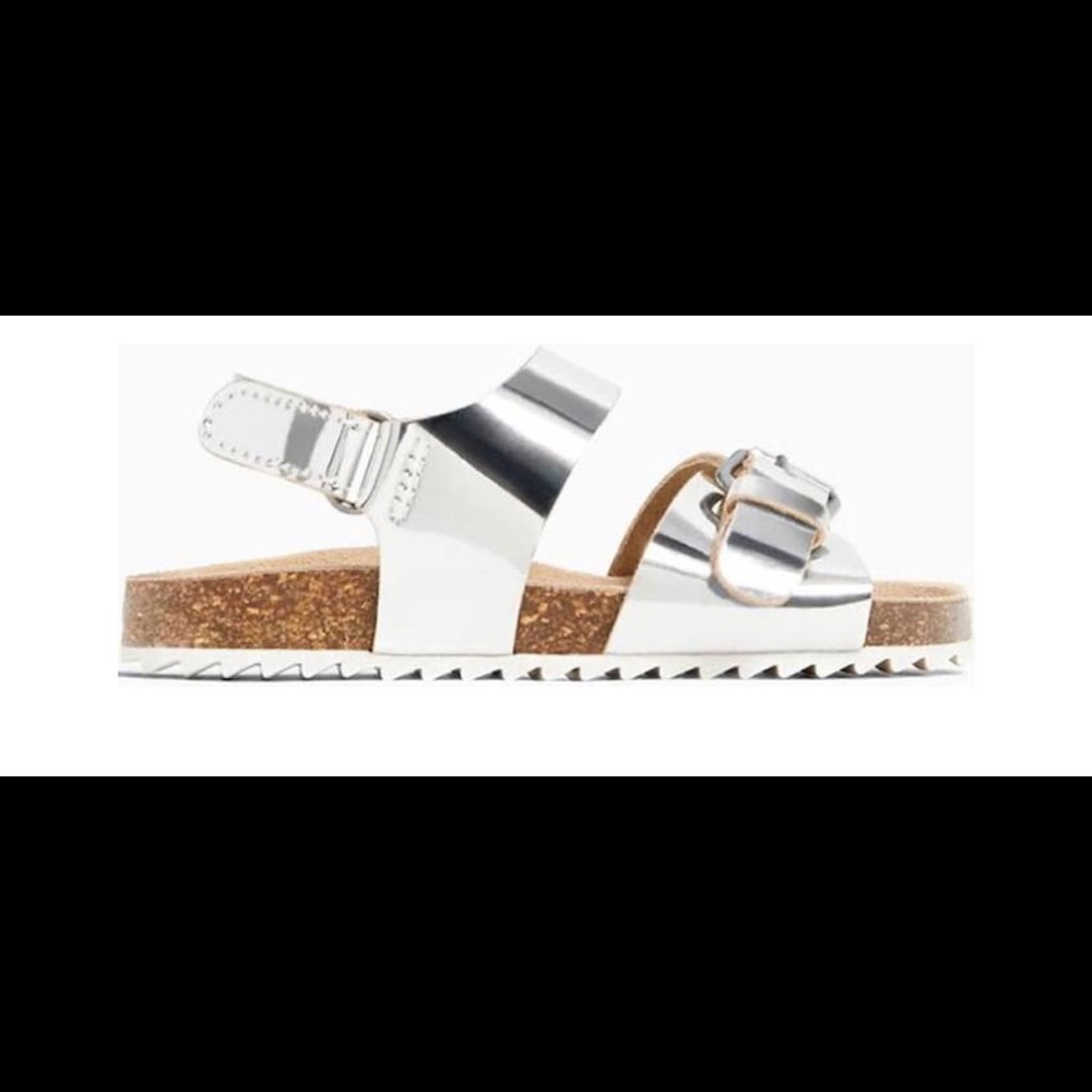 Zara Kids Girl Sandals Silver 2018 SS